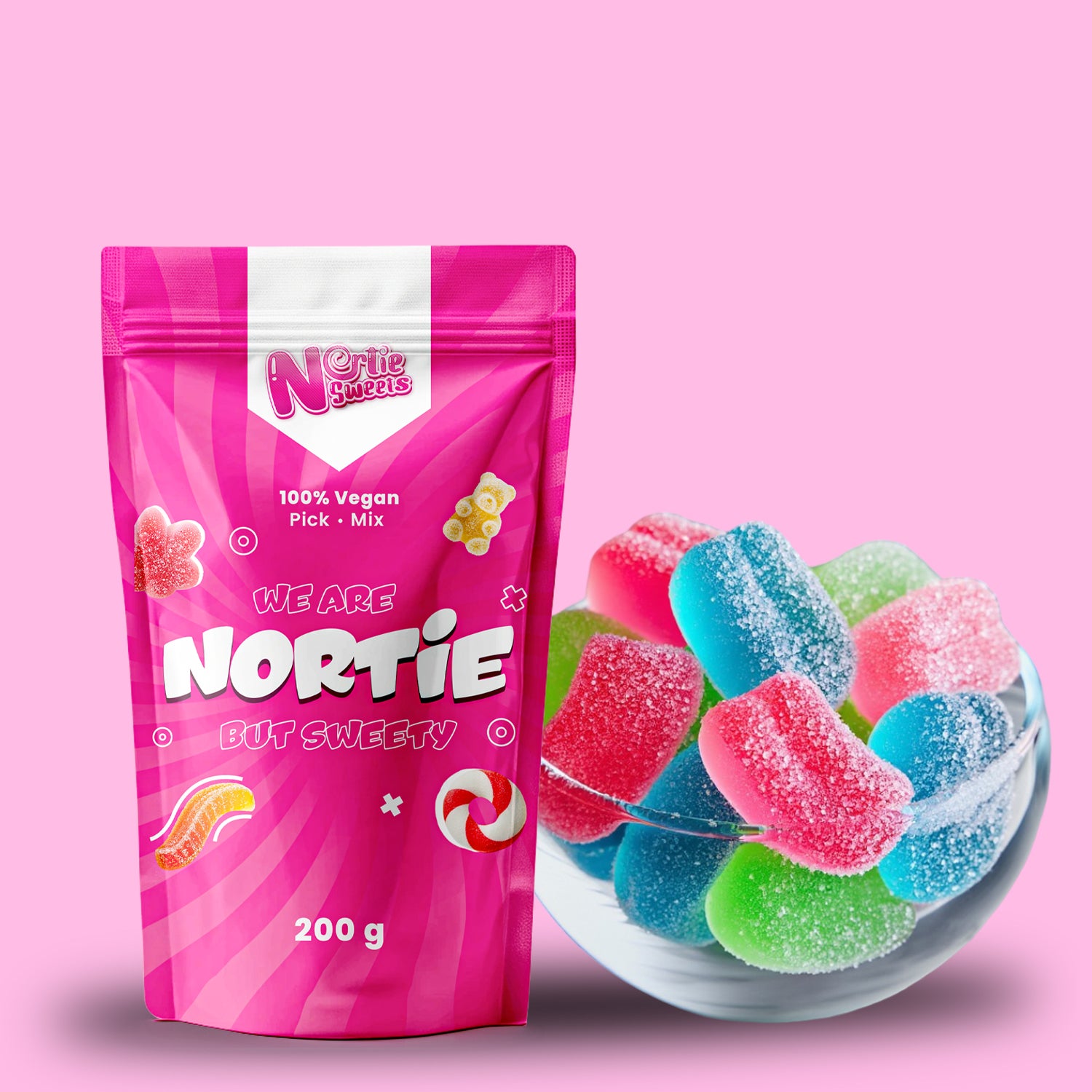 Nortie Sweets Gummy FIZZY TONGUES