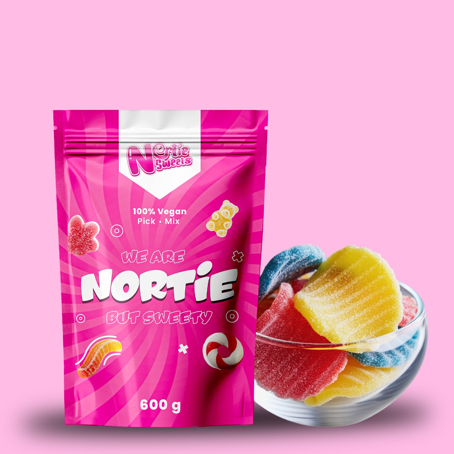 Nortie Sweets Gummy JUMBO FIZZY CHIPS