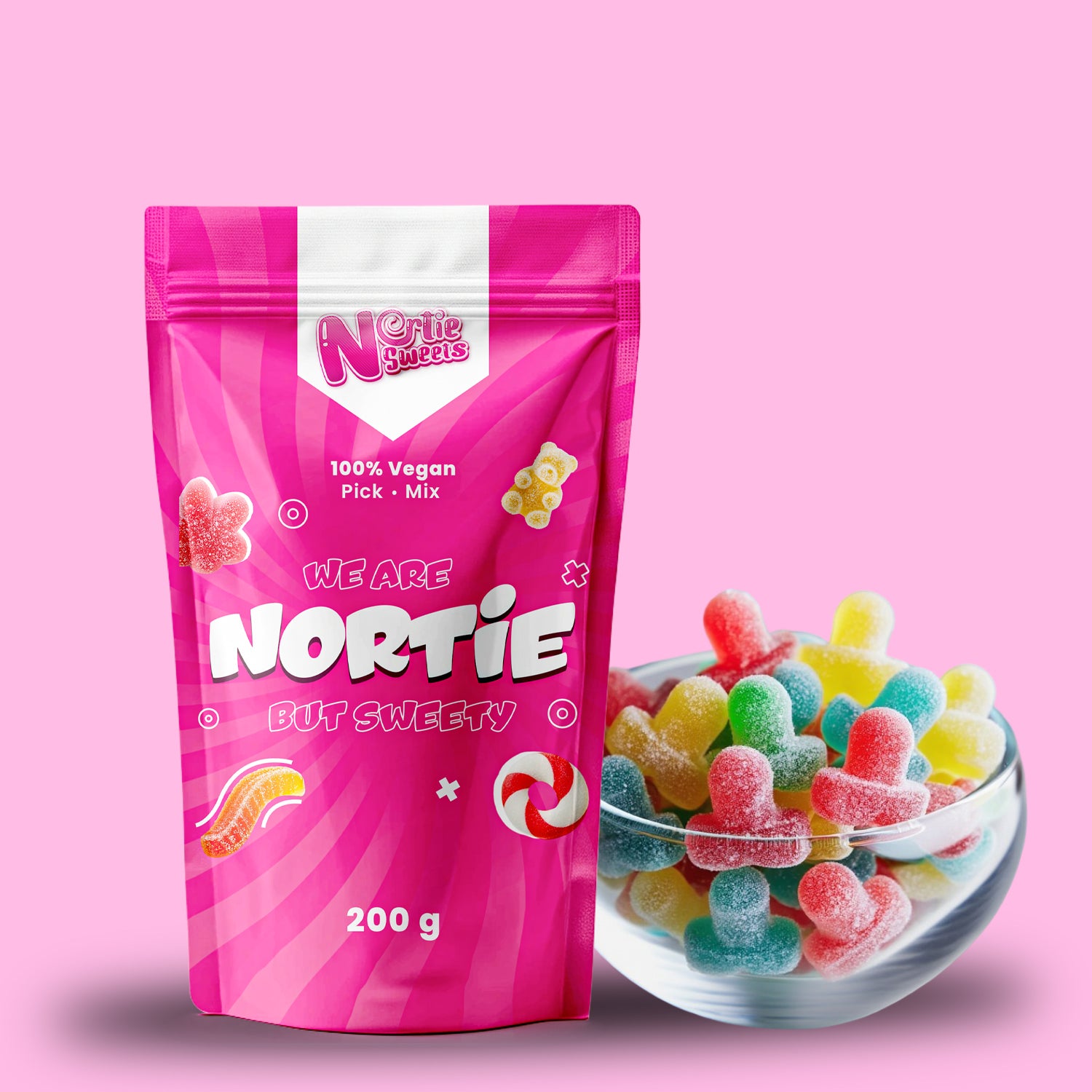 Nortie Sweets Gummy MINI SOUR DUMMIES