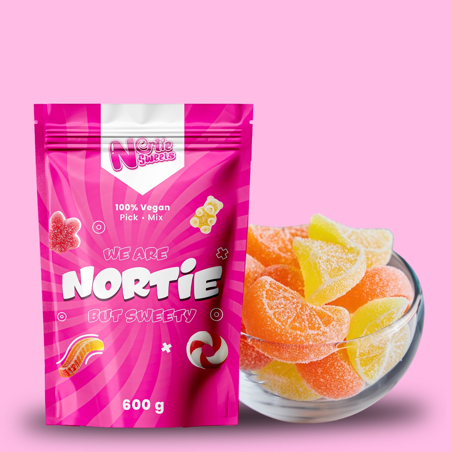 Nortie Sweets Gummy ORANGE AND LEMON
